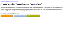 Tablet Screenshot of drupalexpand.psd2cssonline.com