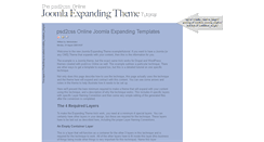 Desktop Screenshot of jexpand.psd2cssonline.com